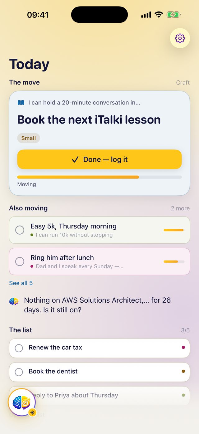 Today in Focus, with the move that matters above the to-do list